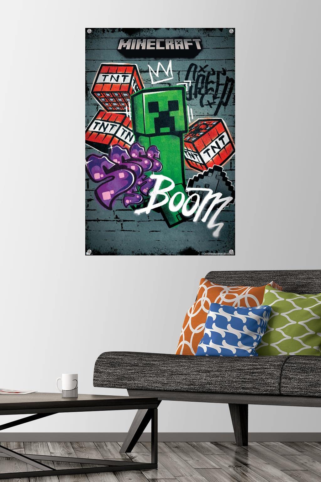 Amazon.com: Trends International Minecraft - Creeper Do Not Enter