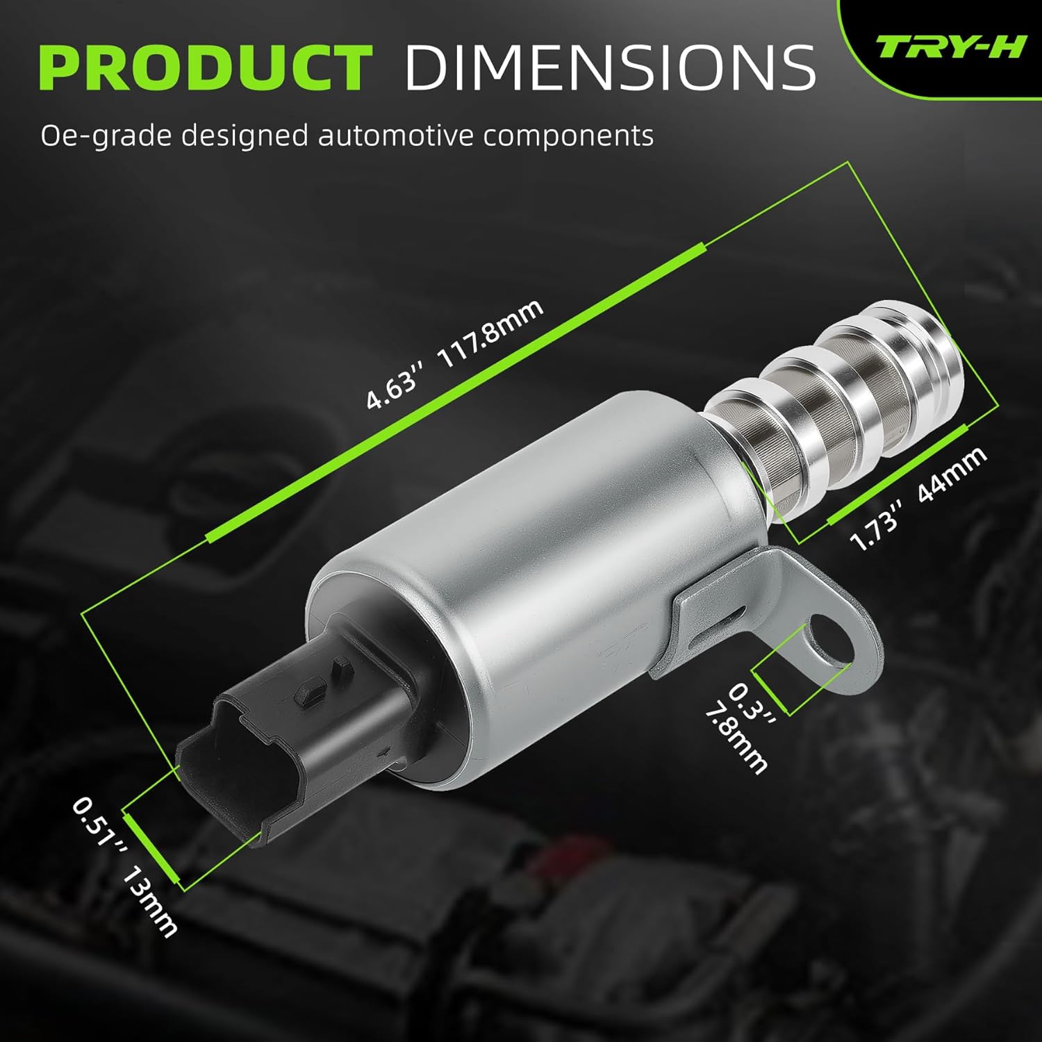 11368610388 Engine Oil Control Variable Valve Timing VVT Solenoid Fits for Mini Copper R56 2002-2016 R57/R59 2005-2016 R58 2012-2016 R60 R61 Replace# 11367604292 917-243