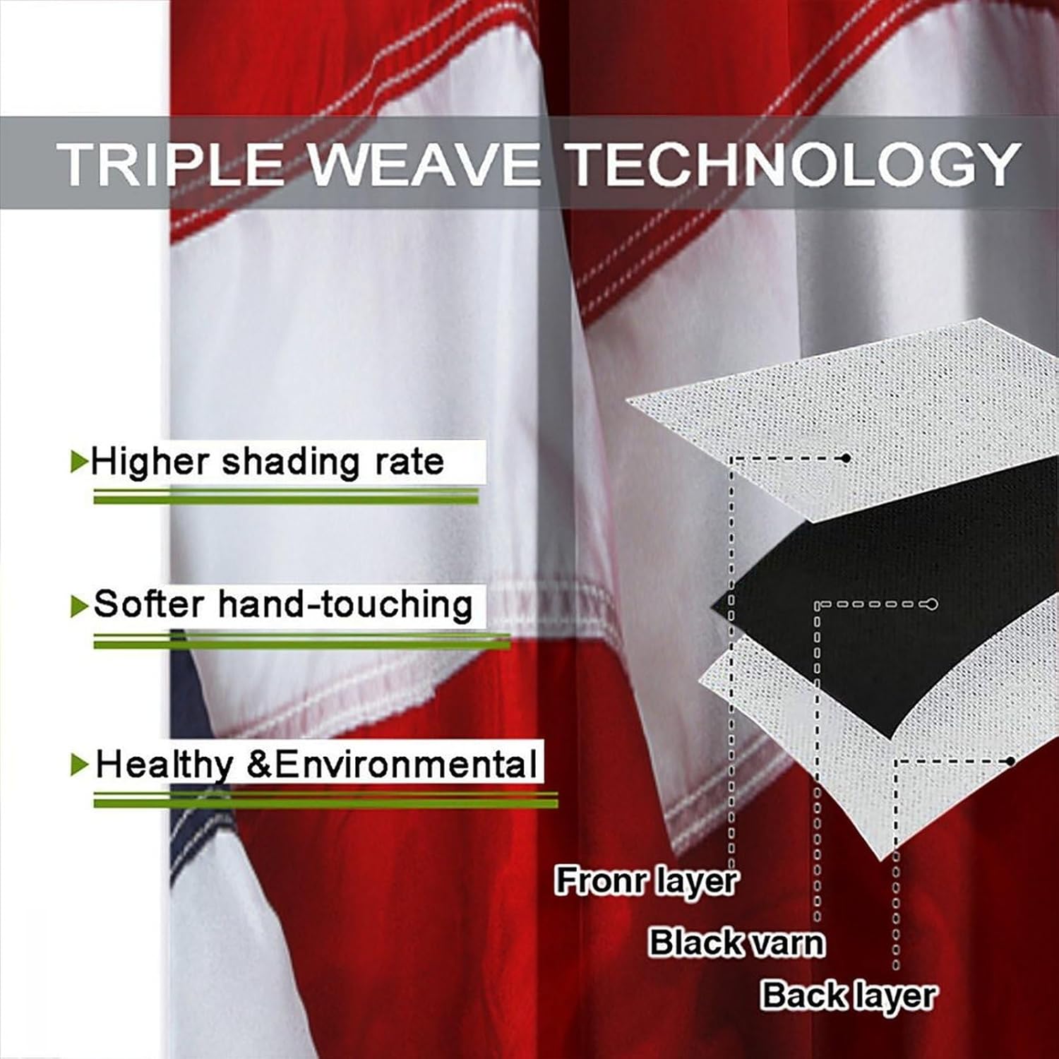 American Flag Curtains USA Bald Eagle Stars and Stripes Flag Independence Day Fourth of July Curtain with Rod Pocket for Living Room Decor Drapes Window Treatments 2 Panels 42x63in