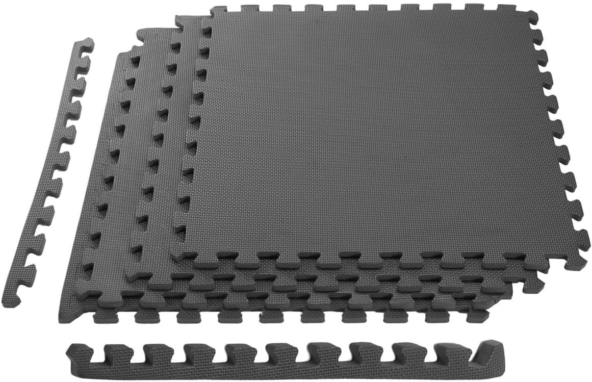 Foam Gym Puzzle Exercise Mat - Interlocking Tiles for Gym Equipment Workouts - Protective Flooring - EVA Material - Specs: 150 Characters