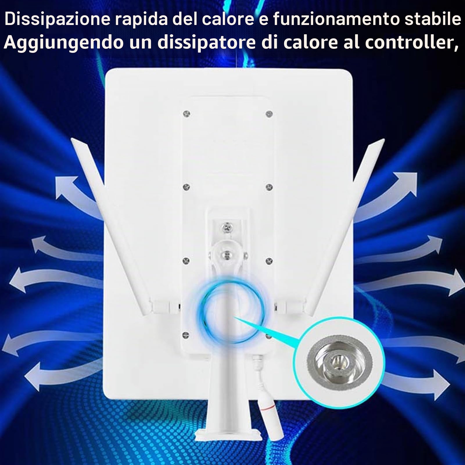 Solar WiFi 6 Extender Signal 300MBPS 2,4 GHz 150 M Range Long Endurance Acqua WiFi Signal Booster, per Casa Esterna