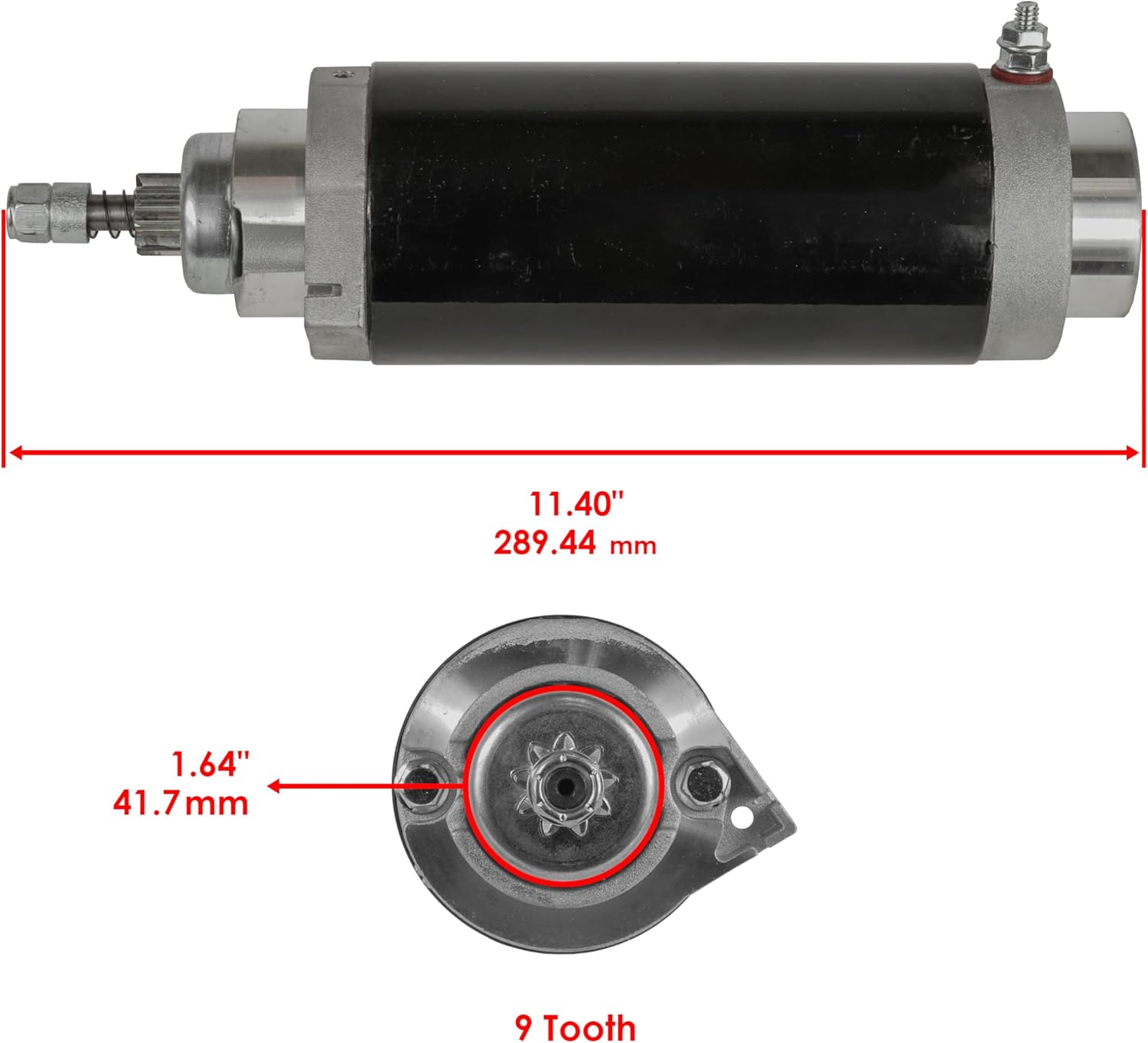 Caltric Starter Compatible with Mercury 115 115Hp 115Cxl 115L 115Xl Dfi Optimax Saltwater 2000 Marine