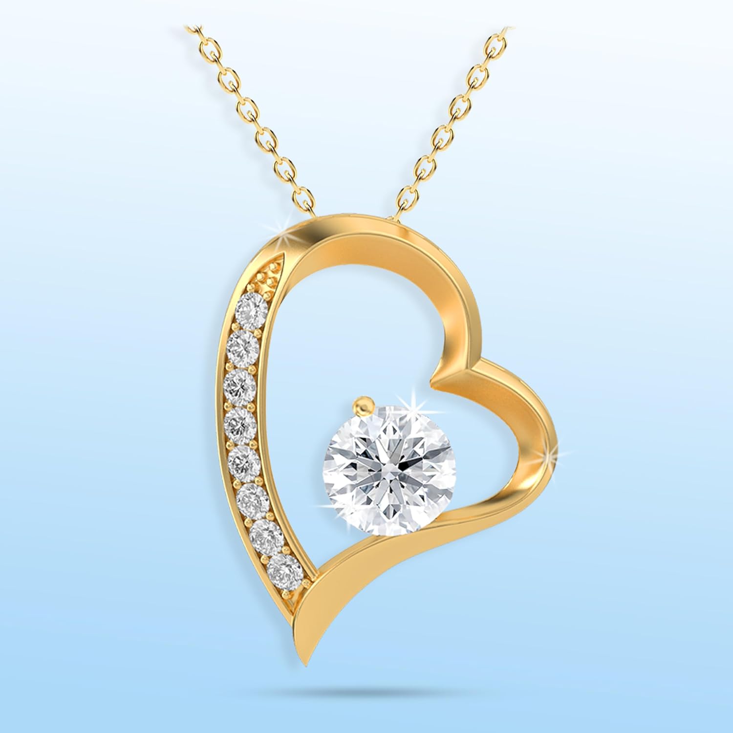 To My Beautiful Wife Necklace Hot Doe Forever Love Jewelry From Lover Husband to Beautiful Woman