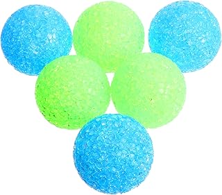 Parliky 6pcs Cat Toy Ball Pet Toys Small Animal Toys Chew Toys Busy Kitten Toy Cat with Bells Cat Ball with Bell Pet Ball Cat Ball Bell Ring The Bell Plastic Sports Cat Chaser Toys