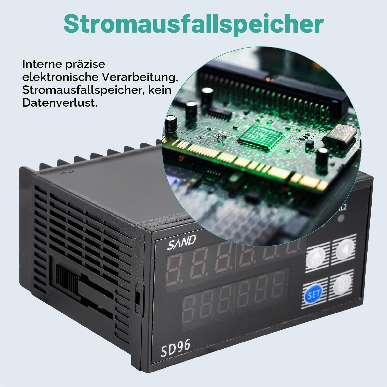 YJINGRUI Längenzähler Meterzähler 6-stelliger Digitaler Längenmesser mit Meterzählrad Längenmesserzähler 0-999999