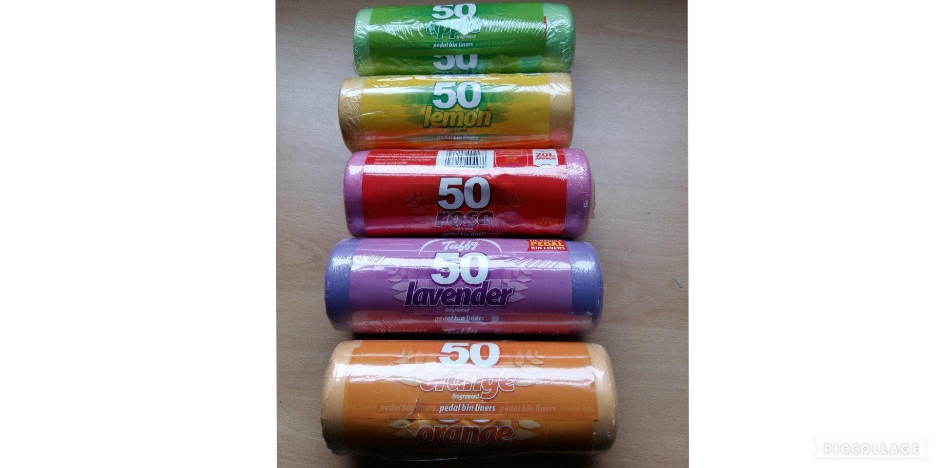Essential Phytosterolins Scented Bin Pedal Bin Liners 250pk