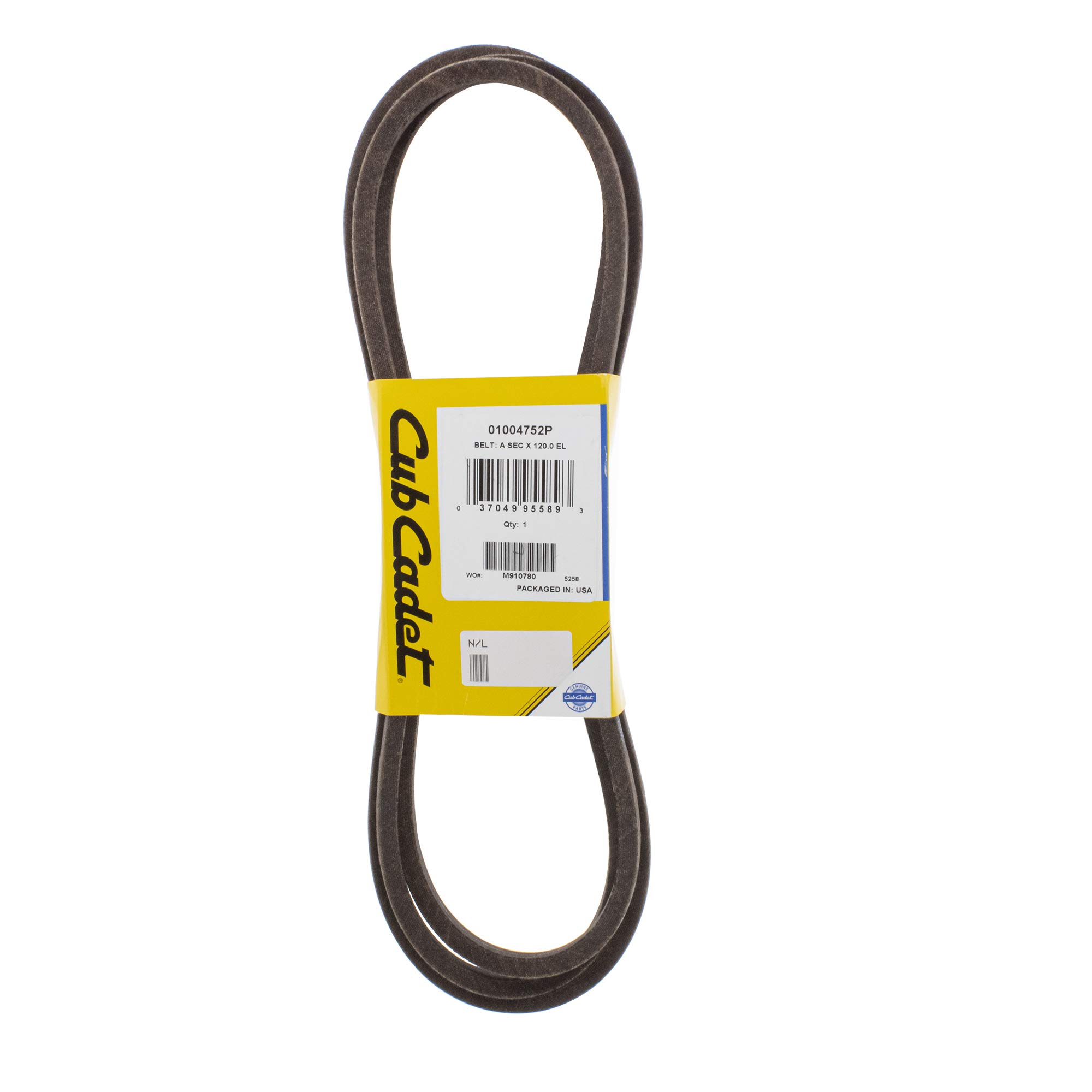 Amazon.com: CUB CADET 01004752P V Belt A Sec X 1 Z Force 60
