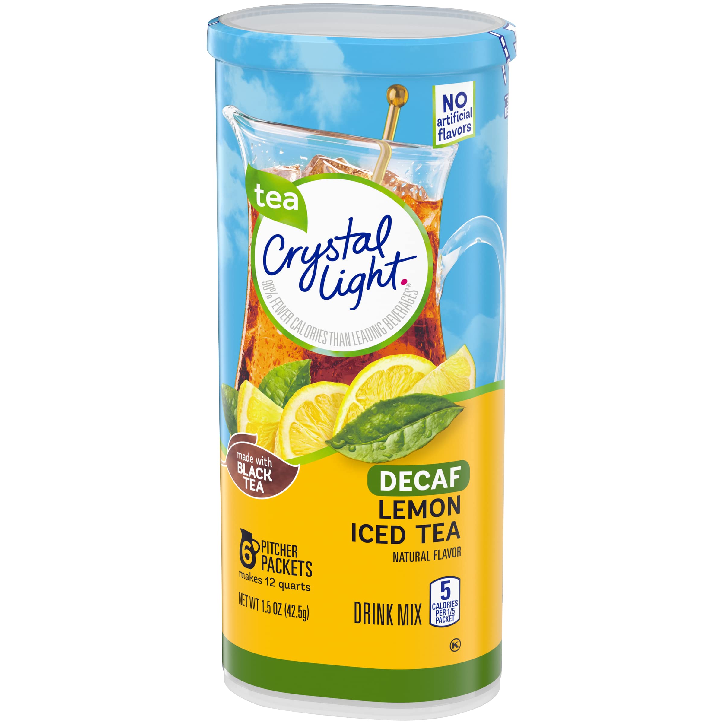Amazon.com : Crystal Light Iced Tea Decaffeinated Lemon Natural