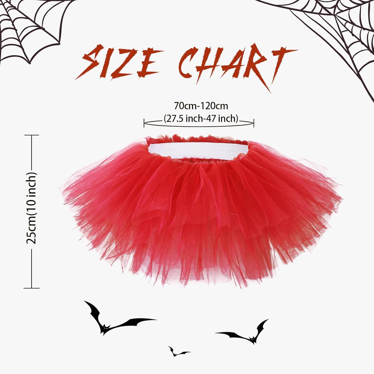 Women's Tutu Skirt Elastic 5 Layered Vintage Tulle Ballet Skirt Party Festival Costume - Image 4