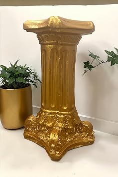 Dekoratif 53 cm Gold Alt n Roma S tunu Antik Ev Balkon Bah e Dekorasyon Biblo Heykel