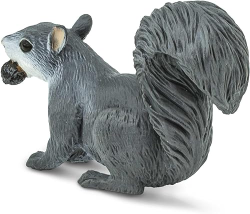 Miniatura 5 de Safari Ltd. Figura de ardilla gris, figura realista de vida silvestre de 3 pulgadas, juguete educativo para niños, niñas y niños a partir de 3 años