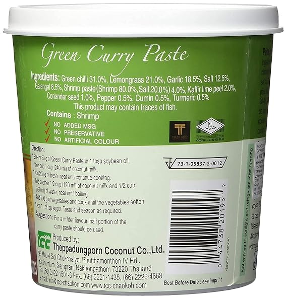 Mae Ploy Green Curry Paste - 1kg