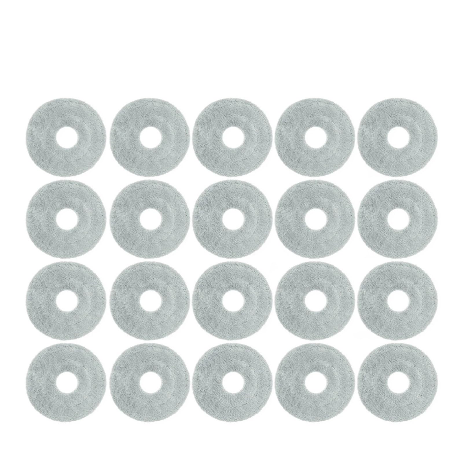 HIZON Robot Vacuum Cleaner Spare Parts Mop Cloth Pad，Compatible For Ecovacs，X5 / X5MAX / X5PRO(Mop-20PCS)