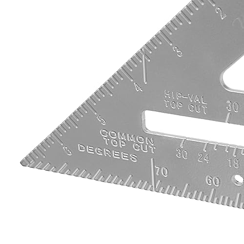 Miniatura 16 de Mr. Pen - Regla cuadrada de metal, 7 pulgadas, cuadrado de aluminio, herramienta cuadrada de carpintería, cuadrados de carpintería