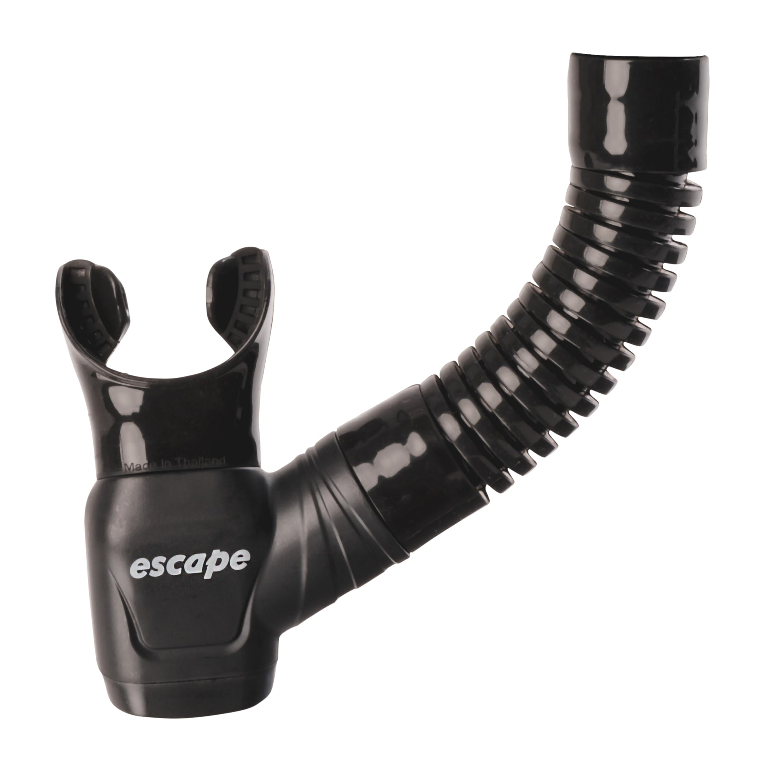 SCUBAPRO Escape Semi-Dry Snorkel, with Purge Valve and Splashguard Barrel-Top Design