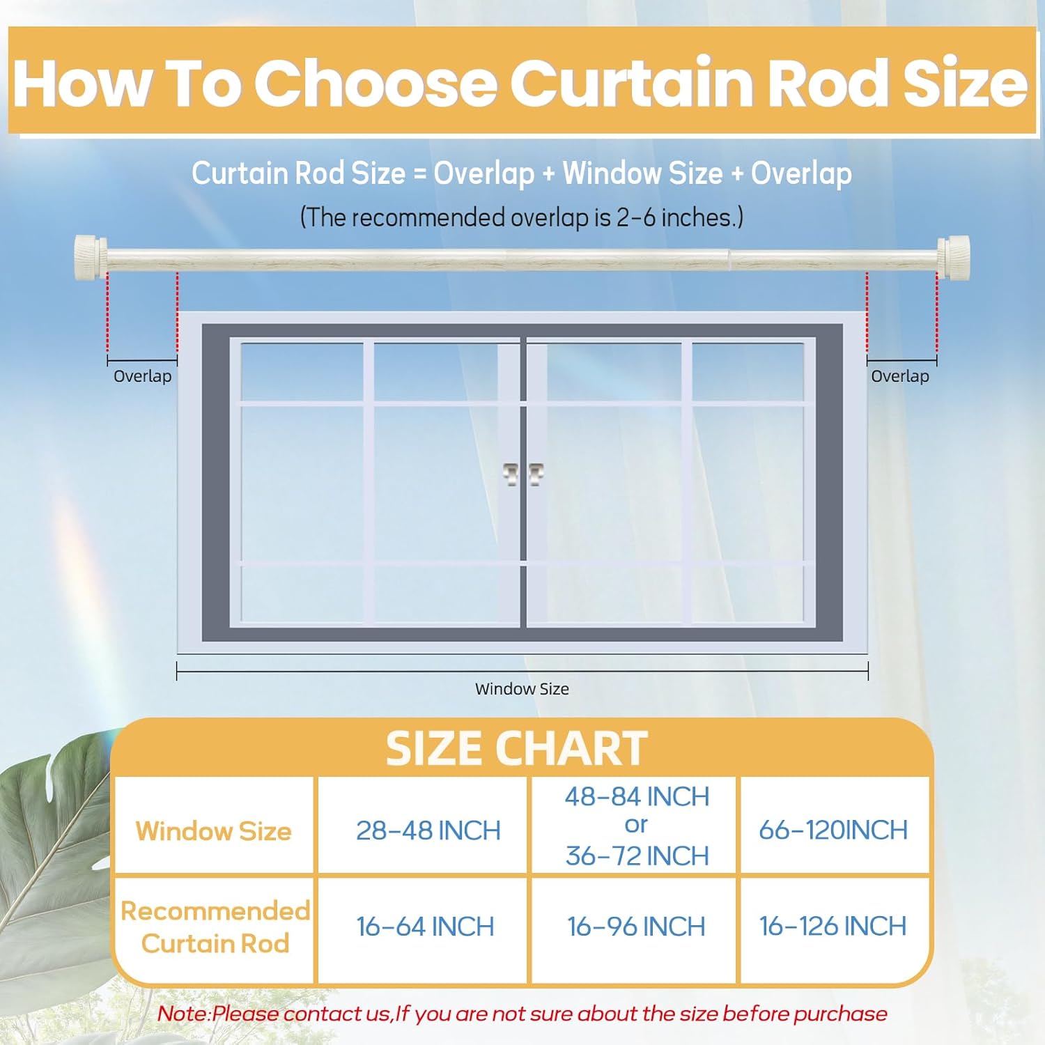White Wood Double Curtain Rods for Windows 28 to 48 Inches, 1-Inch Diameter Heavy-Duty Adjustable Boho Double Curtain Rods, With Wood Grain Finials for Farmhouses, Bedrooms, And Living Rooms.
