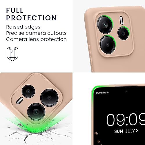 Vista 101 de kwmobile Funda compatible con Xiaomi Redmi Note 11 / Note 11S - Funda protectora de silicona TPU suave y delgada - Azul Báltico Azul (Baltic Blue)