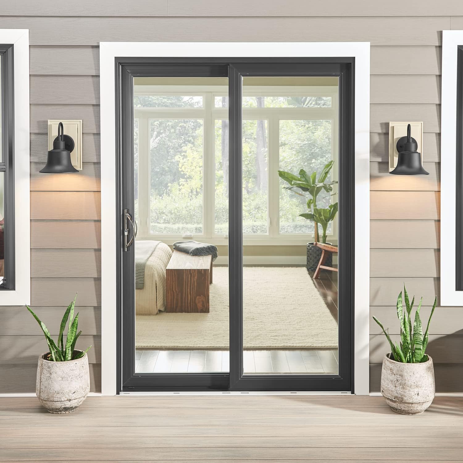 Capital Lighting 926311BK Brock Metal Shade Outdoor Wall Sconce, 1-Light 100 Watt, 12" H x 9" W, Black