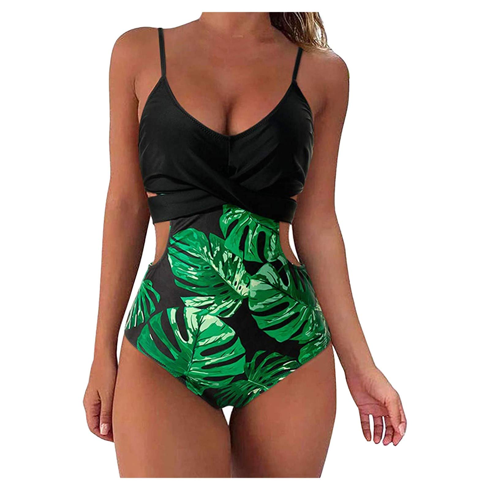 Sizoer Bikini Intima Cherry Traje de baño Wrap One High para Mujer, Traje de baño con Cintura Cortada, Monokini, Conjunto de Tankinis Bañador Niño 2 Años Patrulla Canina