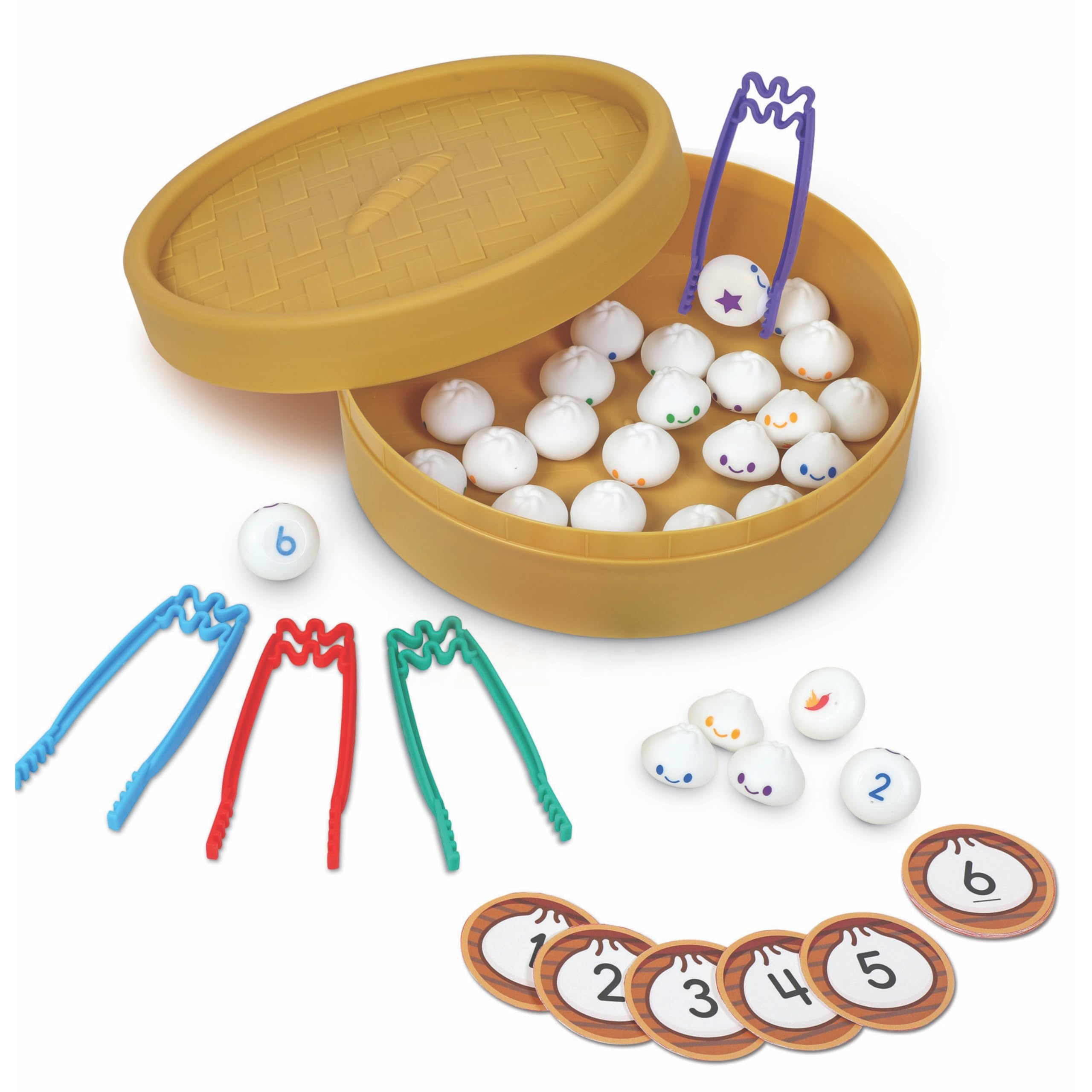 Learning Resources Dumpling Dash Fine Motor Math Game, Math Manipulatives, Montessori Toys, Board Game, Play Food, Homeschool, Fine Motor Toys, Food Games, Counting Toys, Homeschool Preschool