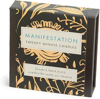 Signature Collection Manifestation (Folk) - 12 Candles with Ceramic Holder