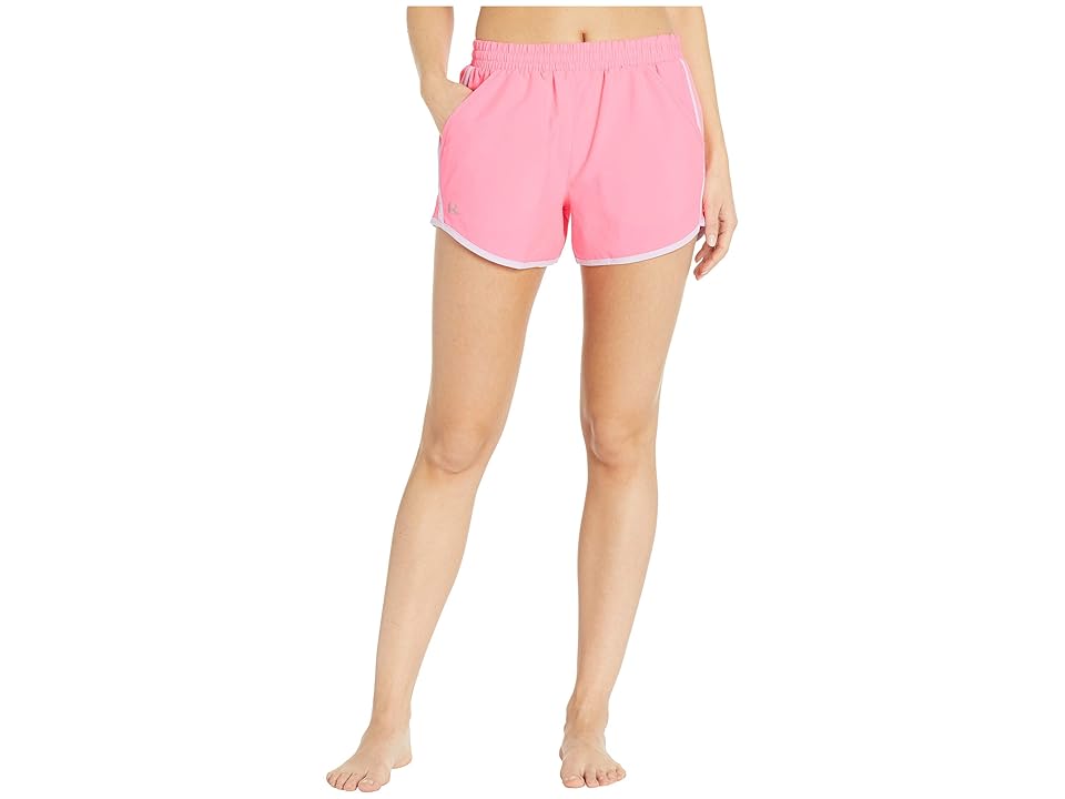 

Under Armour Fly By Shorts (Mojo Pink/Purple Ace/Reflective) Women's Shorts