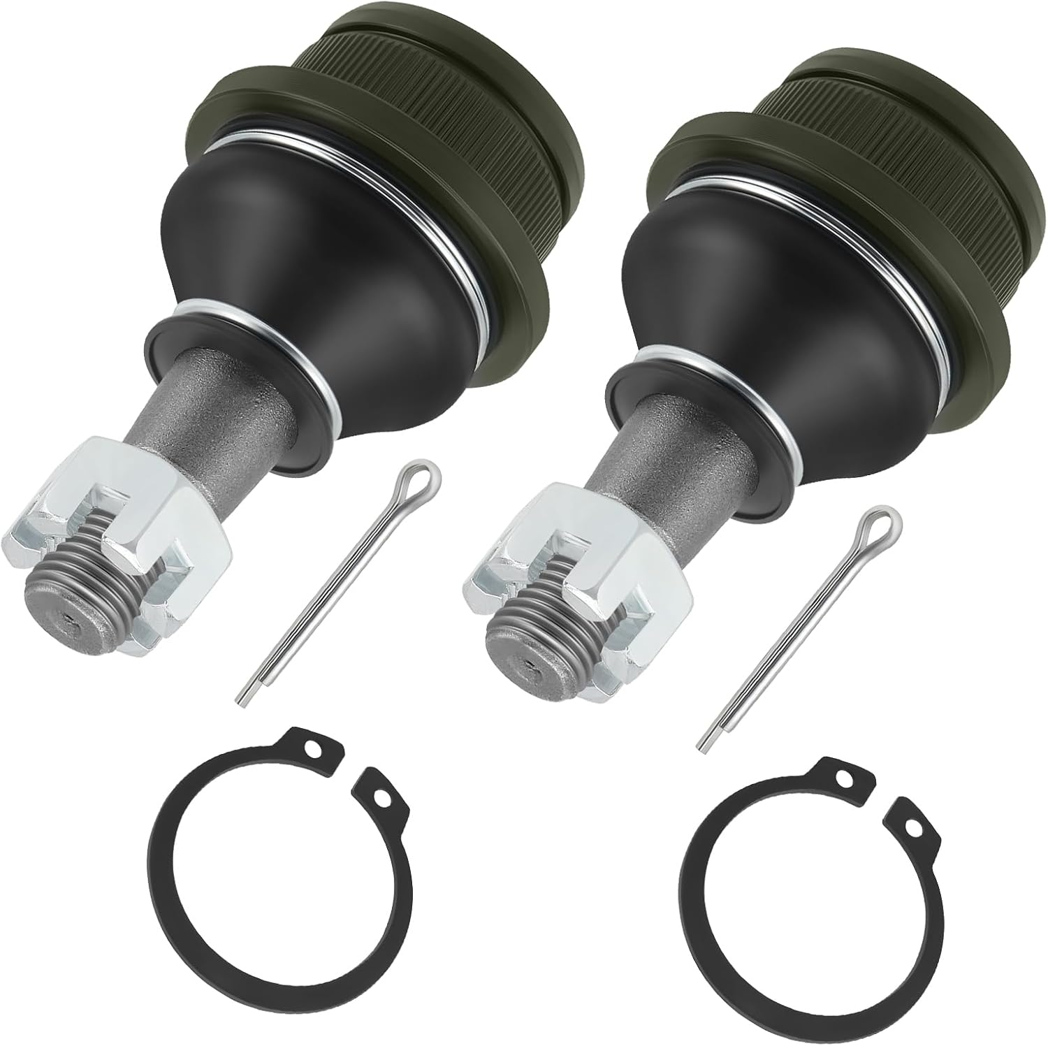 JAVIK 2Pcs Front Lower A Arm Ball Joint Compatible with Kawasaki 1990-2024 Mule 600 610 KAF400 KAF540 KAF620 KAF950 4000 4010 OEM# 59266-1080