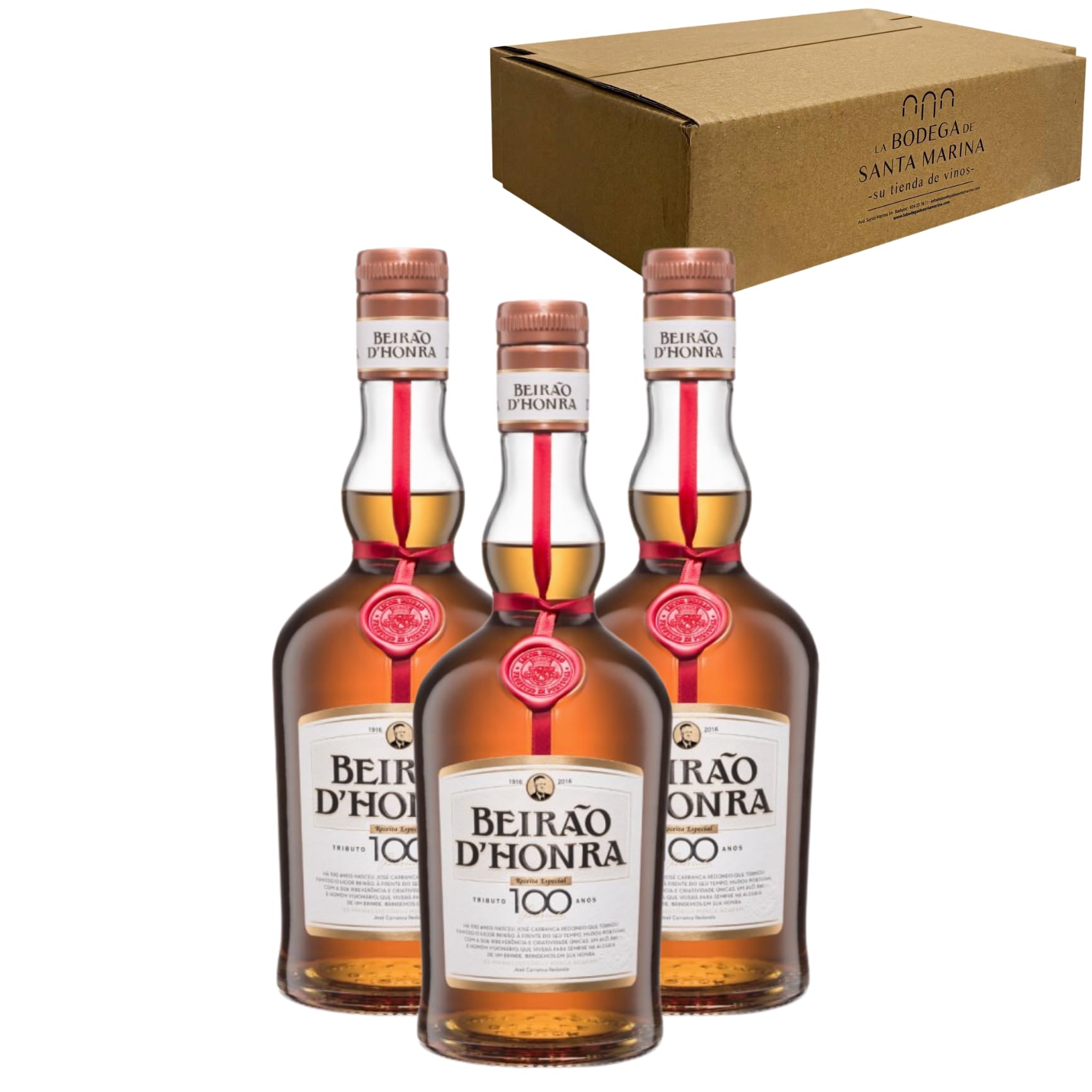 Beirão d’Honra - Celebra los momentos especiales con el licor perfecto Pack 3-70cl