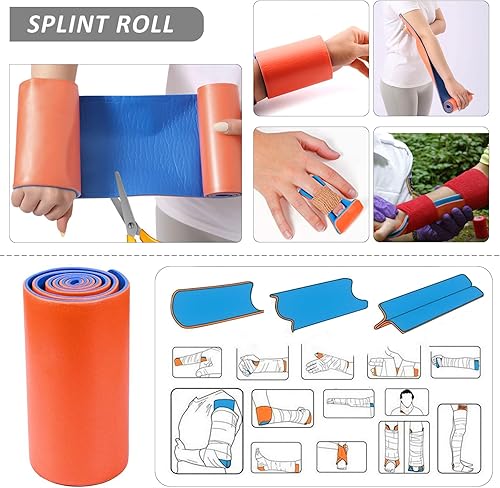 Miniatura 4 de Kit de supervivencia de emergencia y botiquín de primeros auxilios, kit de supervivencia de primeros auxilios para campamento con bolsa Molle para