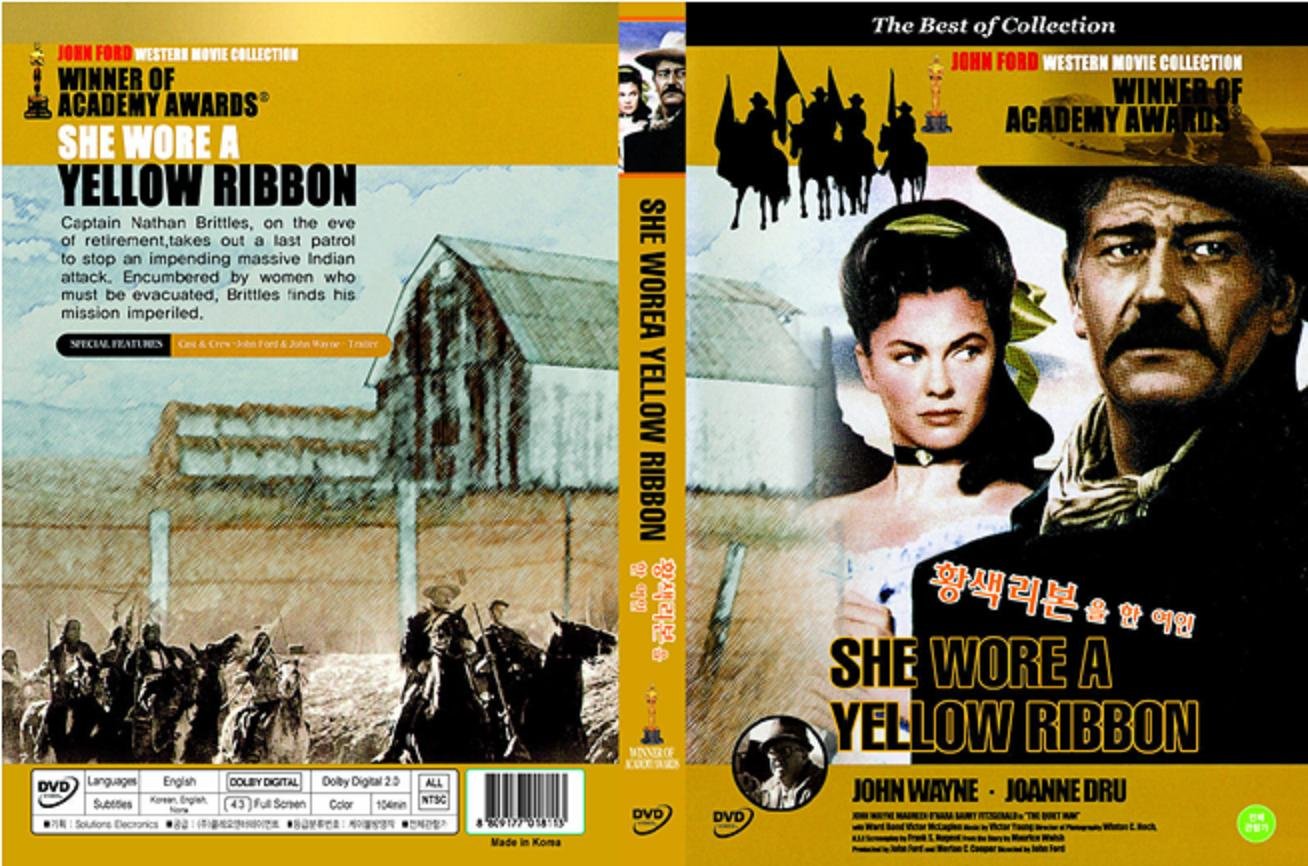 Película She Wore A Yellow Ribbon para tardes de cine clásico en casa