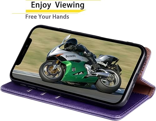 Miniatura 7 de SUANPOT Funda de piel tipo cartera para iPhone 1212 Pro 6.1 (no 12 Pro Max de 6.7 pulgadas) con bloqueo RFID, tarjetero y tarjetero con tapa