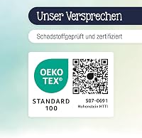 Husă pentru schimbat scutece Julius Zöllner Softy 85x75 cm - moale, impermeabilă și lavabilă - model Igelfamilie - Produs în Germania - OEKO-TEX Standard 100 5