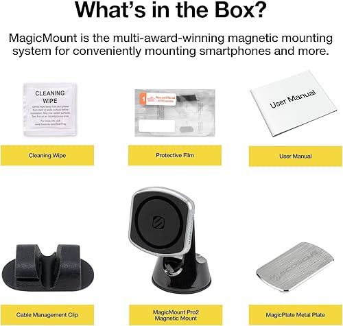 Miniatura 18 de Scosche MP2ODVM-XTSP MagicMount Pro2 - Soporte magnético para teléfono celular 4 en 1, compatible con MagSafe, iPhones, Galaxy, Pixel y todos