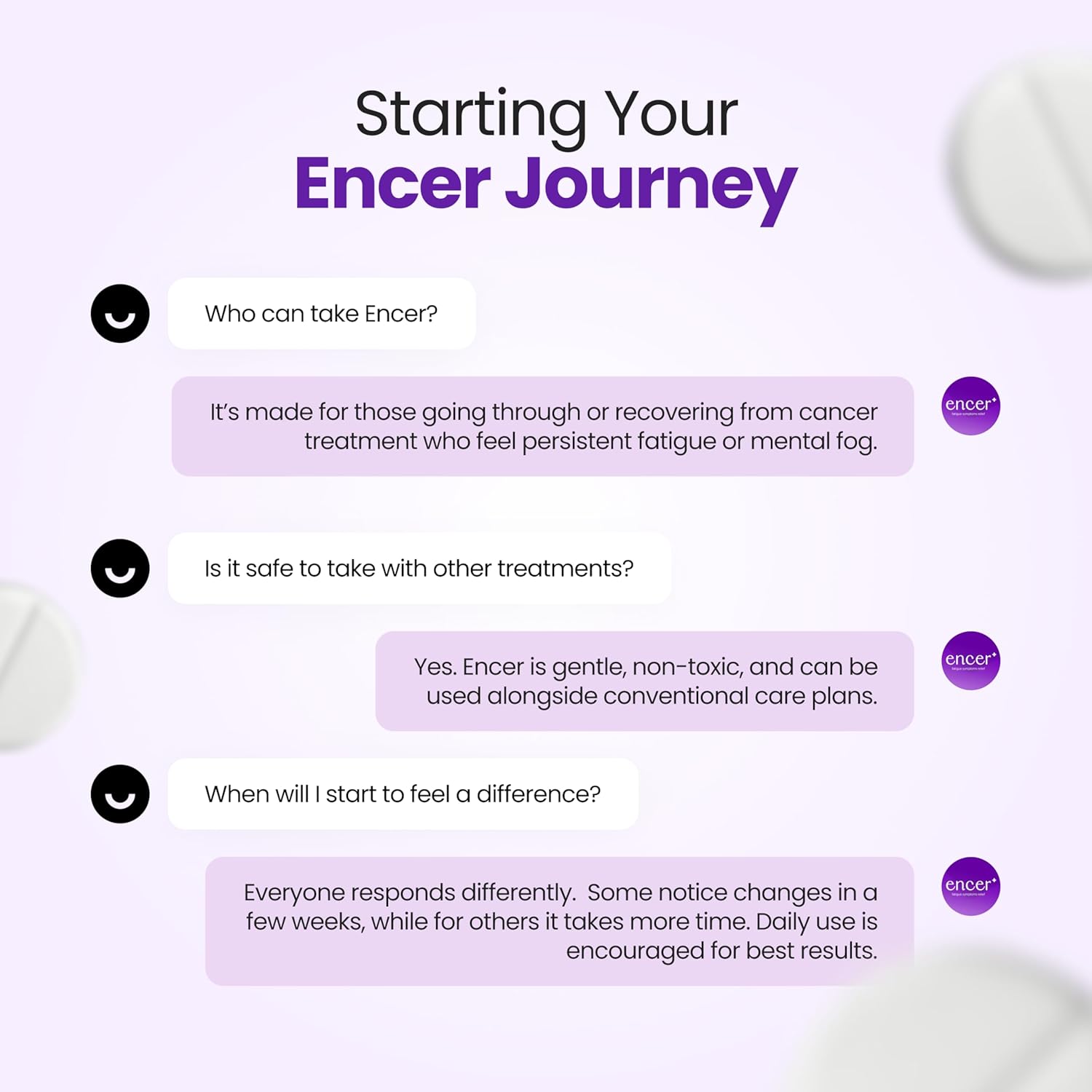 encer Homeopathic Medicine for Oncology Treatments-Natural Energy Boosters for Radiotherapy Patients - Fatigue, Focus & Vitality Supplement-Chemotherapy Must Haves for Women & Men - 1 Pack, 60 Count