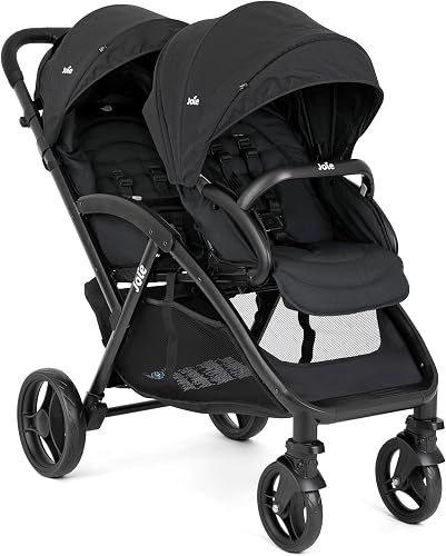 Poussette double Evalite Duo Shale noir 