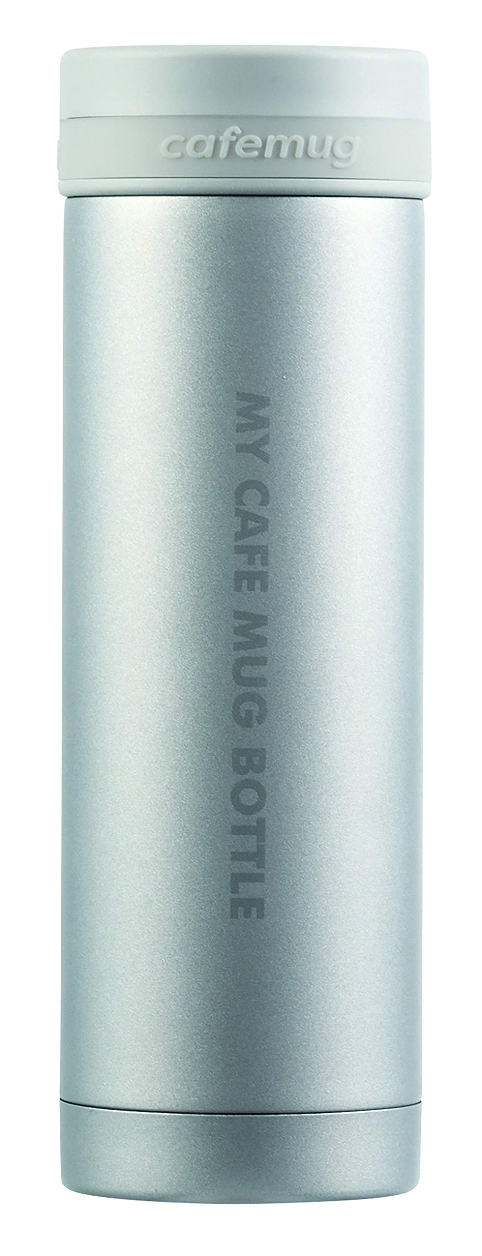 パール金属 水筒 ボトル マグボトル 300ml 保冷 保温 スリムタイプ マットシルバー マイカフェマグ HB-5195