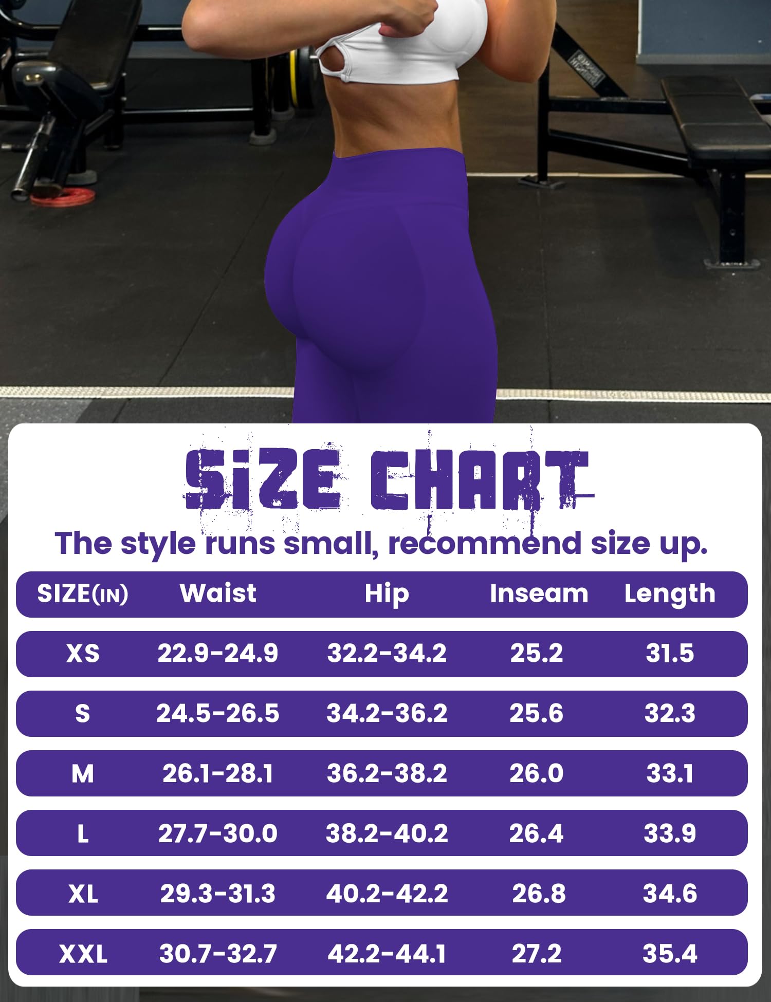Legging sans couture pour femme - Legging de sport pour femme - Contrôle du ventre - Pantalon de yoga