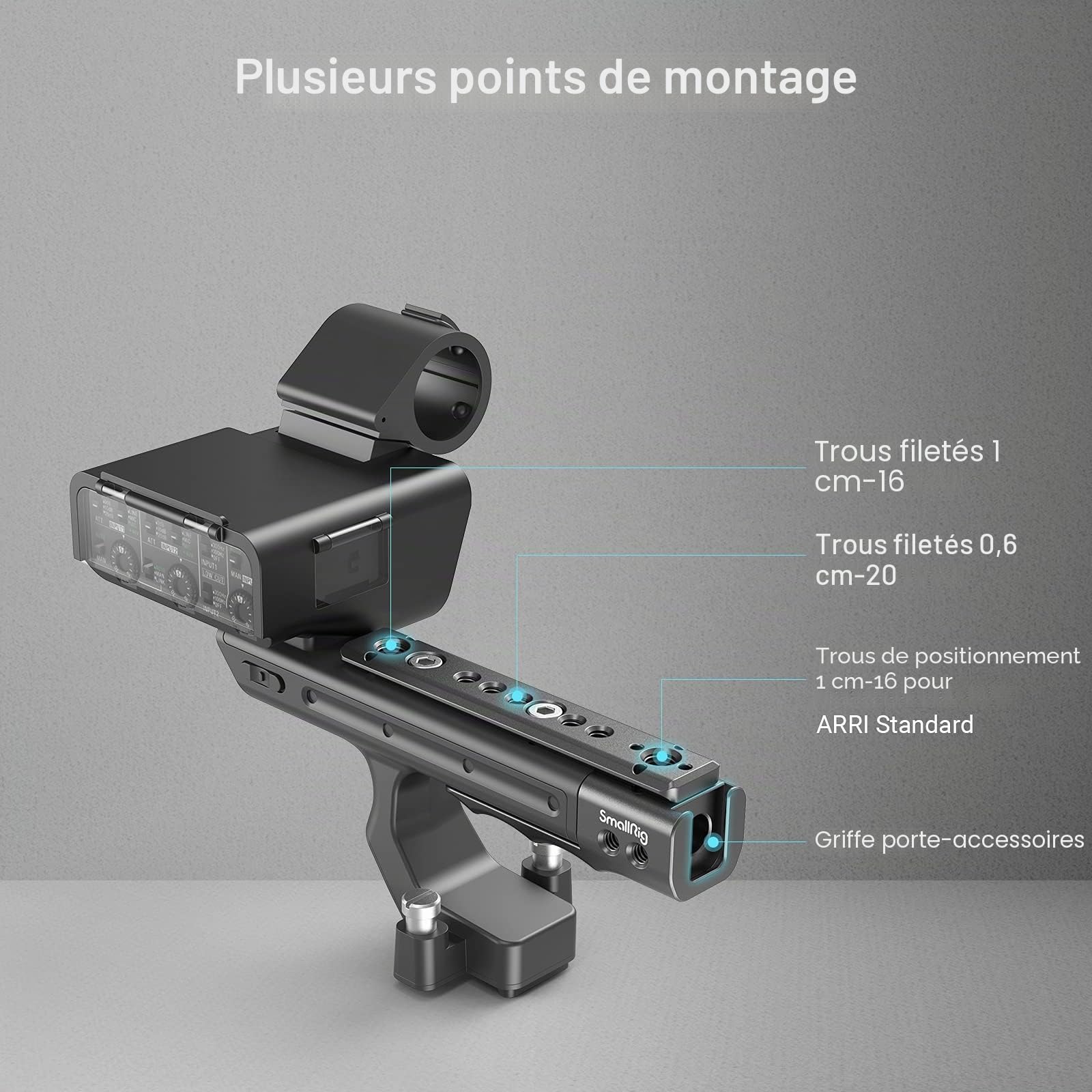 SMALLRIG FX3 FX30 Poignée Extension Rig pour Sony FX3 FX30-3490