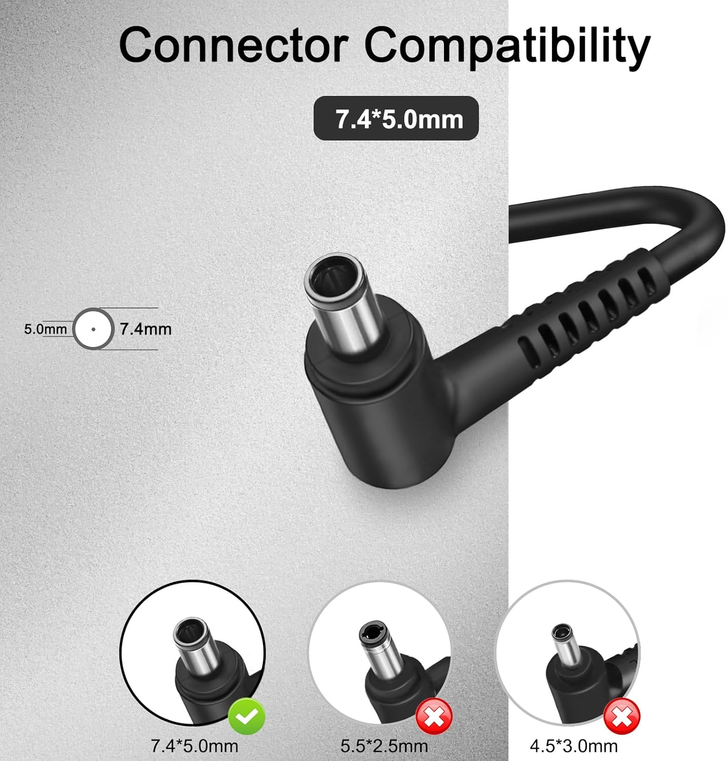 90W Charger Power Cord Compatible with AOC ADPC2090 AOC Agon 24 25 27 32" Gaming Monitor AG241QG AG241QX AG251FZ AG271QX AG271QG AG322QX AG352QCX C3583FQ U2790PC Q2790PC ViewSonic Gaming Monitor