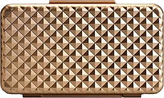 Sealed Humidor Cigar Box Aluminum Alloy Cigar Box Portable Cigar Box with Double-Deck Lined Gift for Cigar Aficionados & Father Moisturizable