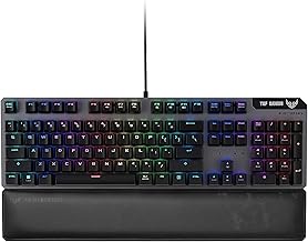 ASUS Optical-Mechanical Compact Gaming Keyboard - RA03 TUF K7 PC Gaming Keyboard, Tactile Switches, 25X Faster, Magnetic Wrist Rest, IP56 Waterproof Standard
