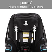 Vista 7 de Diono LiteClik30 RXT SafePlus Infant Car Seat and Base, Rear-Facing for Infants 4-30lbs, SafePlus Engineering, with Infant Insert, UPF 50+ Sunshade