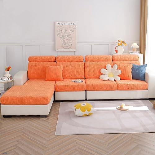 Fundas universales para sofá en forma de L resistentes al desgaste 2023, funda para sofá chaise lounge, protector de muebles elástico antideslizante