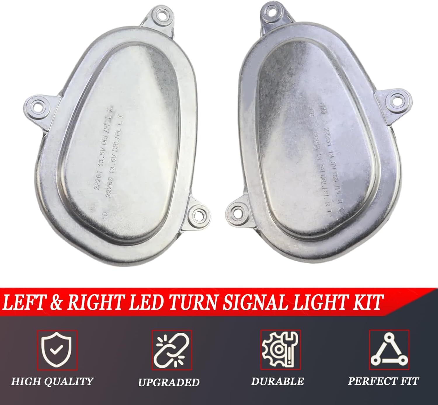 63119477821 63119477822 LED Daytime Running Lights Module Left & Right Lighting System Control Unit for BMW X1 F48 1.5L 2.0L 2014 2015 2016 2017 2018 2019 2022 2021 2022, Turn Signal Light