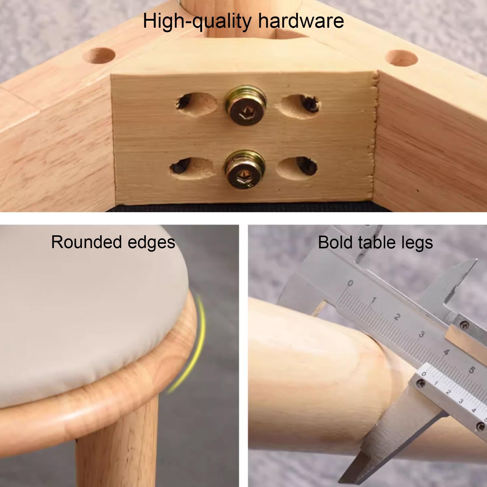 Make-up Stoel Kruk Minimalistisch Ijdelheid Kruk Hout