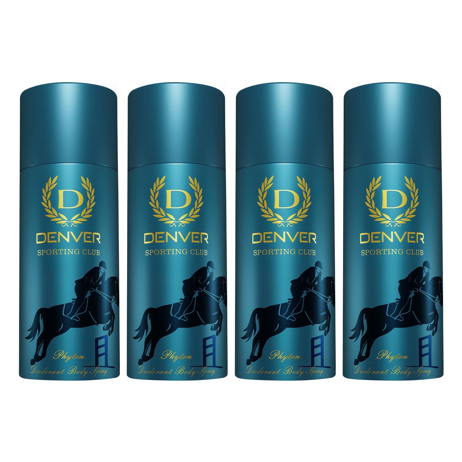 Denver Sporting Club Phyton Deodorant For Men- 165 ML Each, Pack of 4-image-12