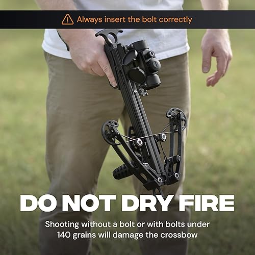 Miniatura 7 de BALLISTA BAT Compound Mini Crossbow - Small Crossbow for Hunting, Fishing and Target - 300 FPS, 130 Lbs, 2.46 lbs