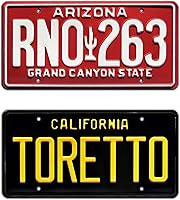 Vista 1 de Fast & Furious RNO 263 + Toretto Placas de Matrícula Metálicas Estampadas