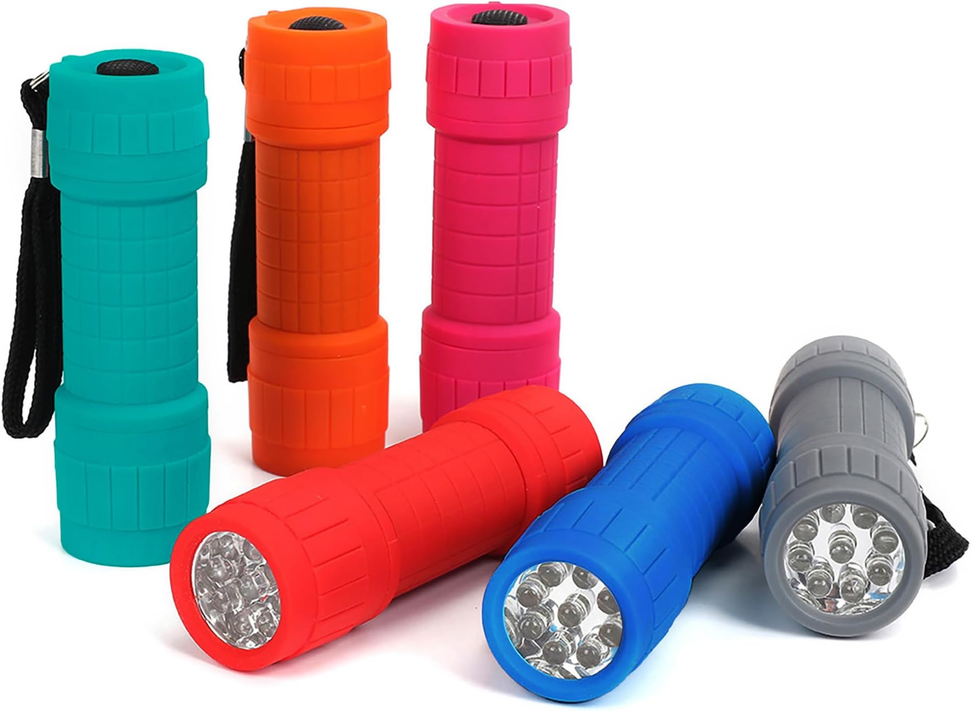 EverBrite 6-Pack Mini LED Torches with Batteries