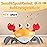 Crawling Crab Baby Toy Infant: Tummy Time Toys for Babies 3 6 9 12 18 24 36 Months, Walking Dancing Crab for Toddler 1 2 3 Year Old, 1st Music Birthday Gift for Boys Girls, Christmas Stocking Stuffers